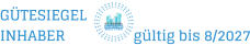 GÜTESIEGEL INHABER                  gültig bis 8/2027