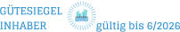 GÜTESIEGEL INHABER                  gültig bis 6/2026