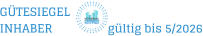 GÜTESIEGEL INHABER                  gültig bis 5/2026